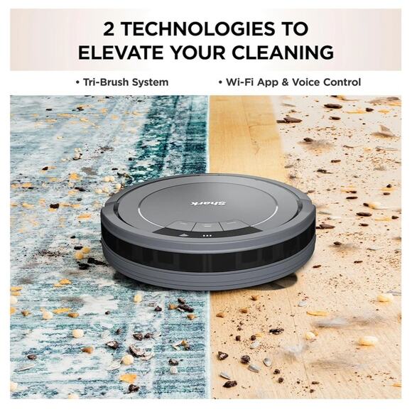 Shark AV753 ION Wifi & Alexa Connect Robot Vacuum Tri-Brush System 120 Min Run - Picture 3 of 7